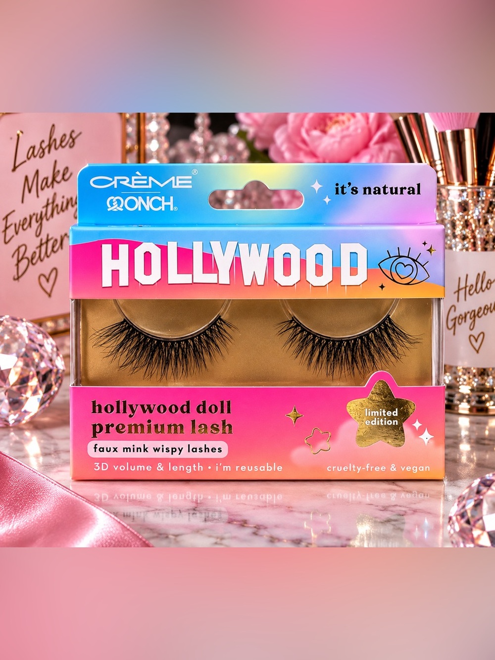 The Crème Shop x Monch Hollywood Doll Premium Eyelashes